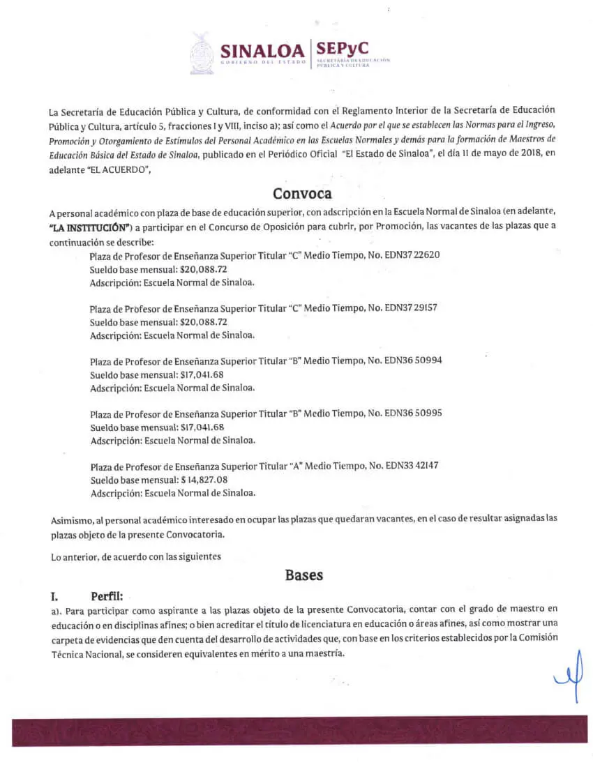 Convocatoria concurso oposición 2025
